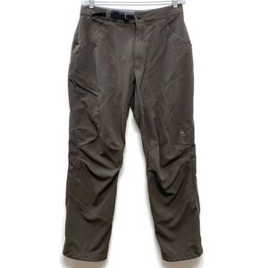 Vintage Mountain Hardwear Hiking Pants Men's L Fleece Lined‎ Waist Gusset Knees